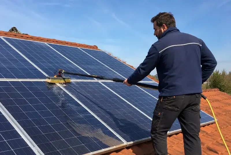 Nettoyage et entretien de panneaux solaires à Saint-Couat-d'Aude
